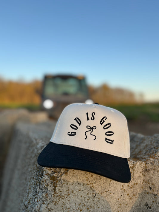 God is Good Hat Black